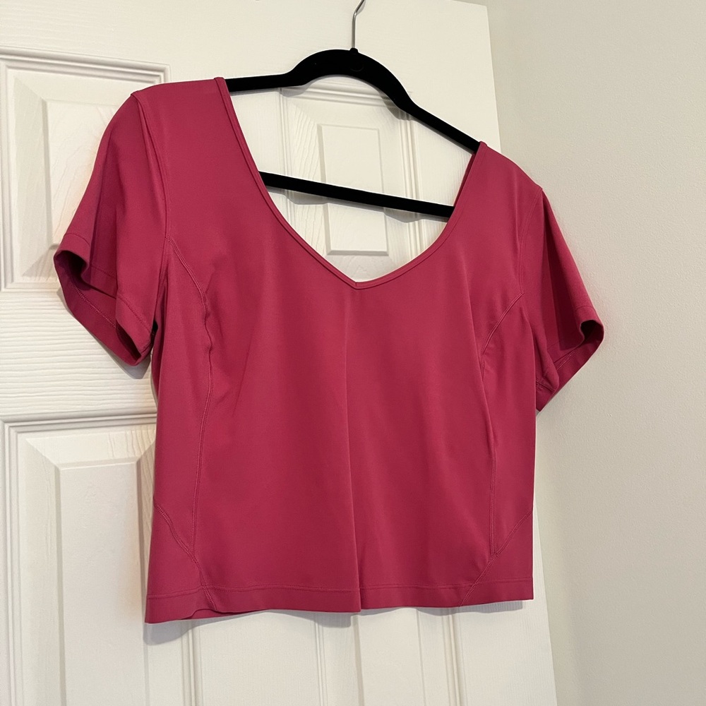Lululemon Align top size 12 azalea pink